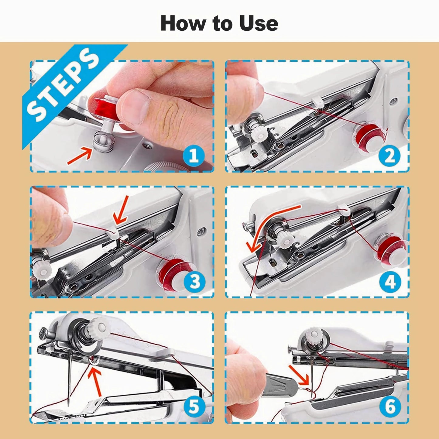 Handy Stitch Go – The Portable Sewing Machine for Instant Repairs